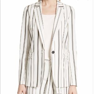 Lafayette 148 New York Striped Blazer